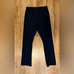 SPANX Black ankle slit pants